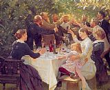 Peder Severin Kroyer Hip hip hurra painting